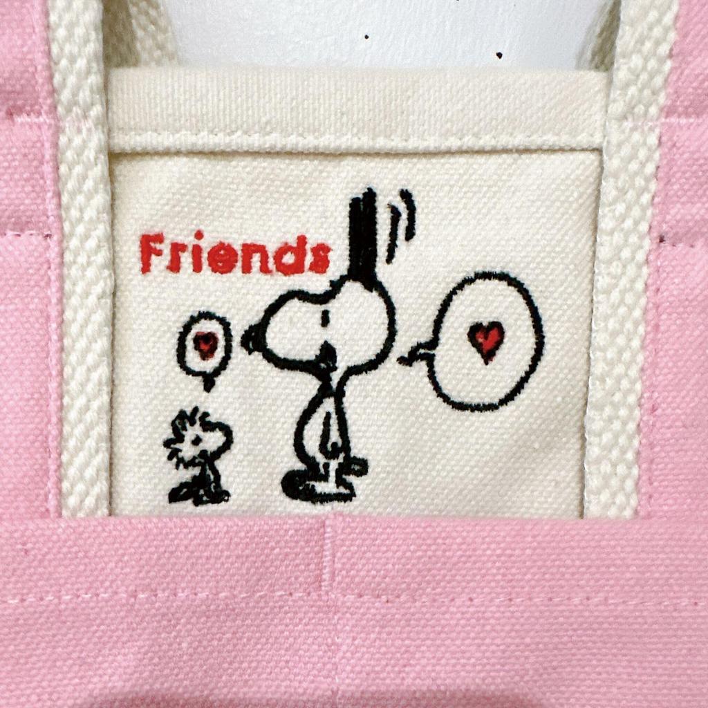 Snoopy Mini Tote Bag IP Baby Roo Peanuts 0D 8423 [Rootote] (03 Friends)