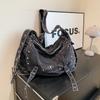 Große Kapazität Lässige Damen Tasche - Denim Tragetasche - Retro Umhängetasche - Denim Tasche