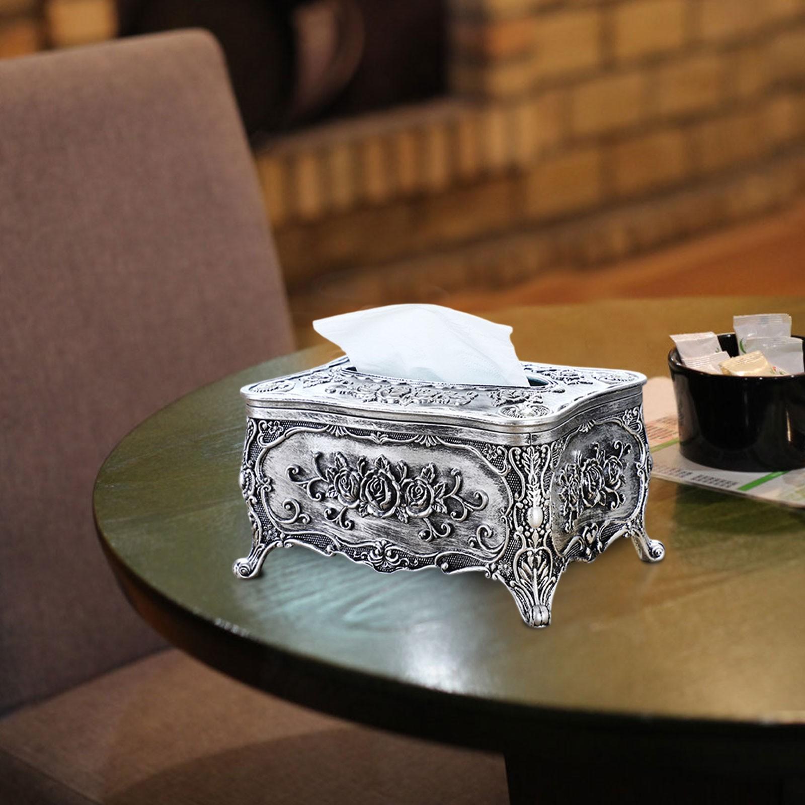 

Маленькая коробка для салфеток с золотым краем, бумажная коробка, креативная акриловая настольная пластиковая бумажная коробка One Size