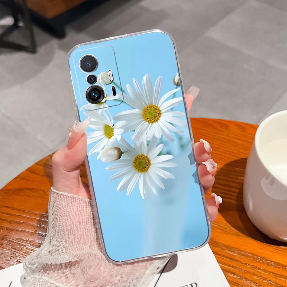 Phone Case For Xiaomi 11T Pro Creative Tag Soft TPU Silicone Clear Shockproof Bumper For Xiaomi 11 T Pro 11TPro Back Cover Coque