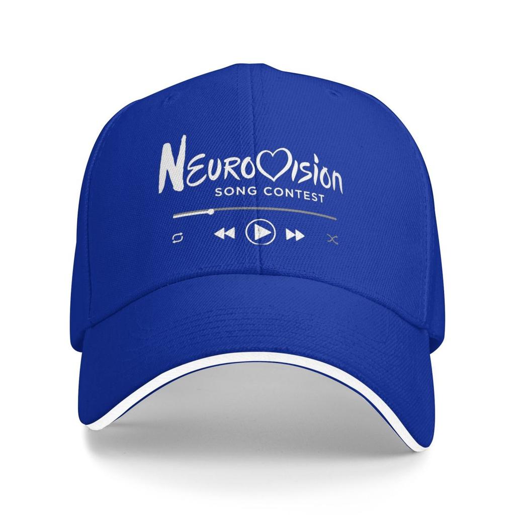 Logo Eurovize Kšiltovky Snapback Baseballové čepice Prodyšné Ležérní Casquette Venkovní Unisex