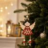Large Wooden Christmas Hanging Ornament for Christmas Tree and Indoor Home Decor