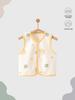 Spring Festival Cartoon Baby Vest - Red, Padded, Pure Cotton for Boys & Girls