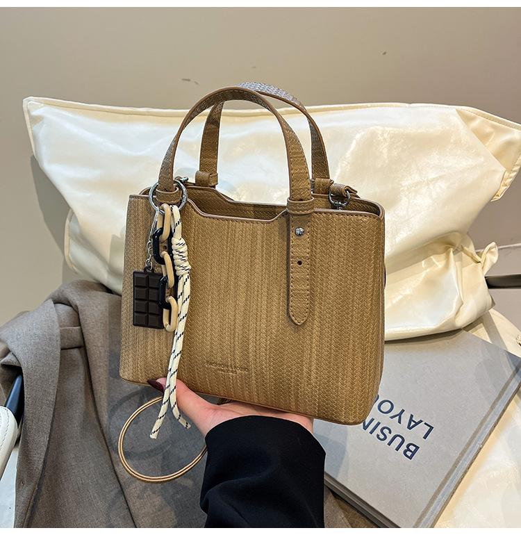 Tasche Damen Herbst und Winter neu vielseitige Schulter Umhängetasche lässig hochwertig tragbare Bucket Bag