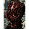 2026 Fashion Men's Prom Diamond Starry Sky Designer Luxury Cardigan Social Men's Lapel Button-up Shirt Casual Spring Autumn