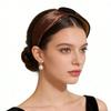 2Pcs Velvety Headbands Solid Color Elegant Style Hairband For Women And Girls Daily Wear Fashionable Accessory