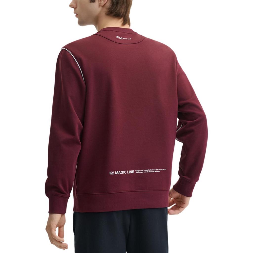FILA Sweatshirt Men's Tree Grape Burgundy F11M449215FWI