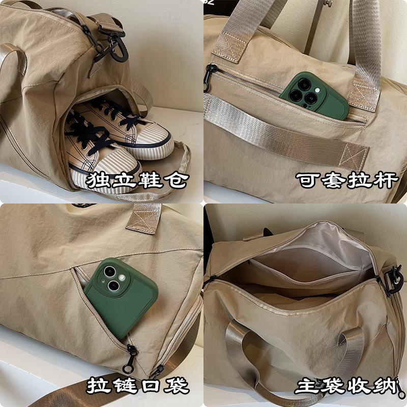 Training fitness sports bag, large capacity, portable, lightweight, waterproof, for short trips, travel, and outdoor use