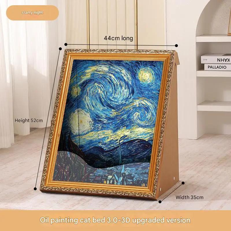 MonaLisa Oil Painting 3D Effect Cat