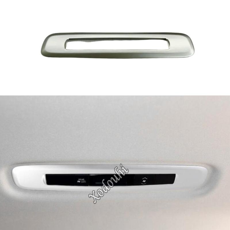 For Honda Odyssey 2015 2016 2017 2018    Rear Reading Light Lamp Covers Trim Car Interior Accessoires Frame Stickers