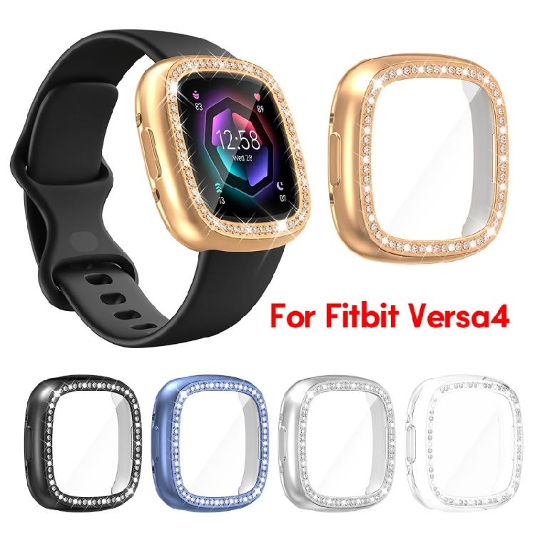Screen Protector-Case for Fitbit Versa 4 Cover Scratched Resistant Bumper Shells