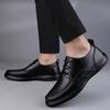 Men's Shoes 2025 Summer New Men's Fashion Outdoor Lace-up Versatile Office Soft-soled Formal High-end Business Leather Shoes