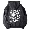 SOLY HUX Women's Sweatshirt Pattern Hoodie Casual Long Sleeve Loose Pullover with Kangaroo Pocket