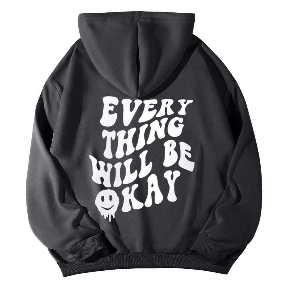 SOLY HUX Women's Sweatshirt Pattern Hoodie Casual Long Sleeve Loose Pullover with Kangaroo Pocket