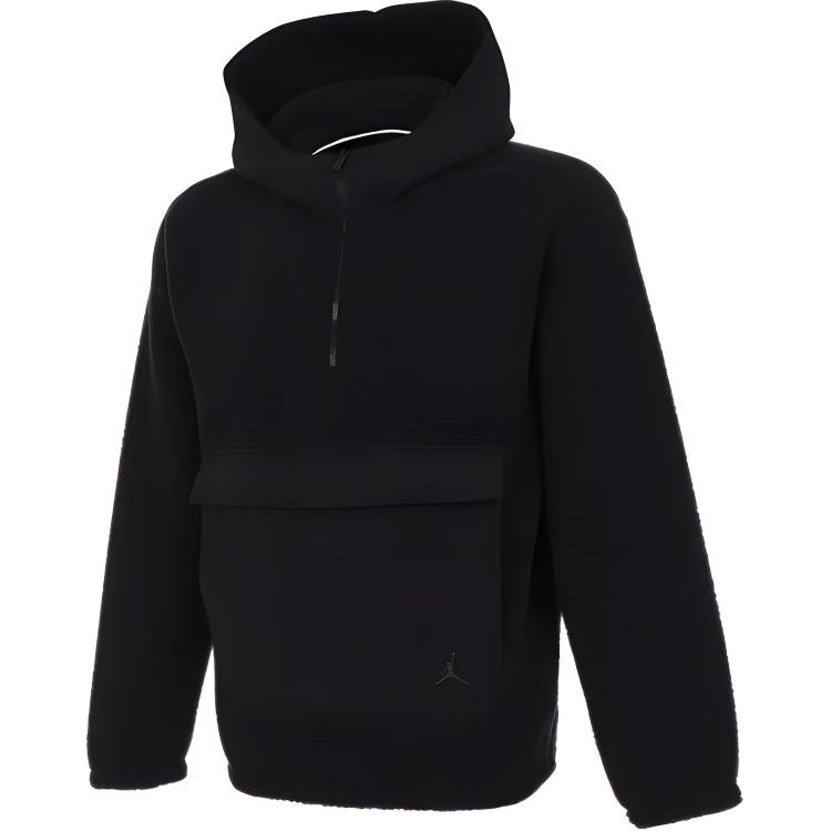 

Jordan Men s Flight Sherpa Half-Zip Hoodie Black FV7453-010 S