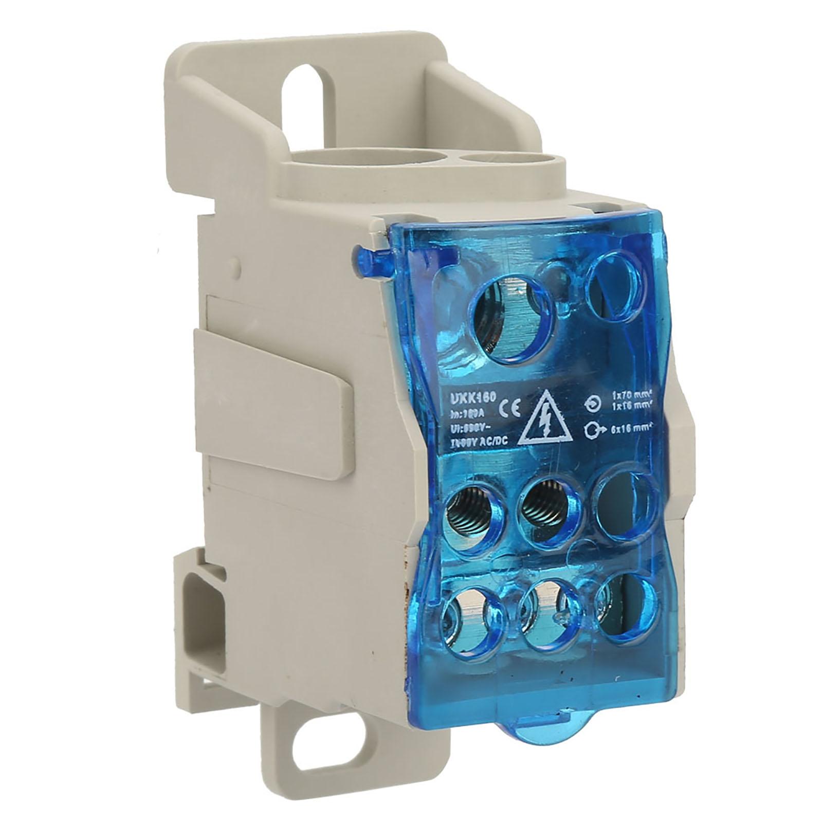 

Din Rail Terminal Block Distribution Box Electric Wire Connector Universal Power Junction Box