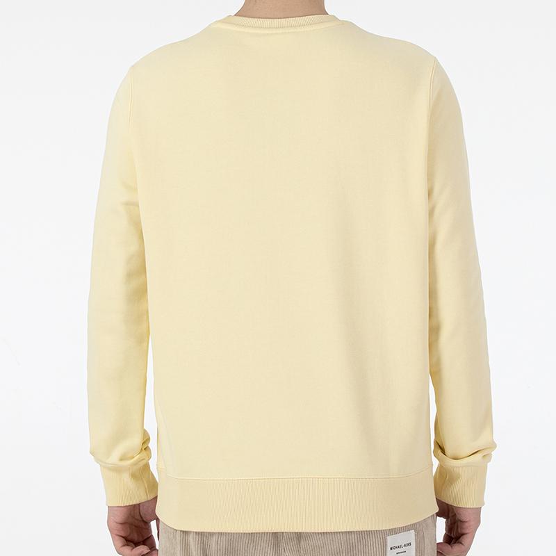 Puma Classics Logo Interest Crew Sweater Men Tops Beige 535287-41