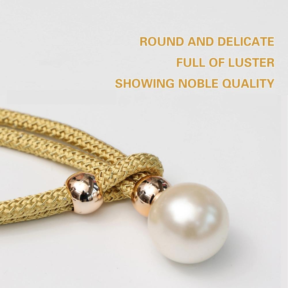 2pcs Polyester Hanging Ball Tiebacks Tassel Fixings Rope Curtain Fasteners  For Home, Bedroom