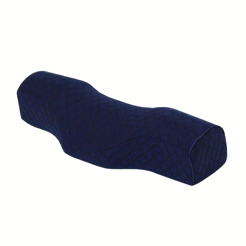 

1 шт. Подушка для шеи из пены с эффектом памяти, эргономичный дизайн, подушка для поддержки шеи для сна дома, удобная подушка для снятия напряжения с шеи синий