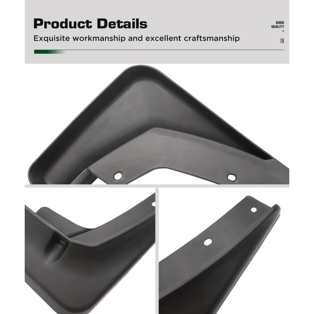 4PCS Car Mud Flaps Splash Guards Mudguards Car Mud Flaps Compatible with Chery Tiggo 4 2017 2018 2019