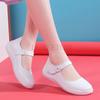 Women Slip on Lolita Shoes Leather Mary Jane Nurse Shoes Women White Flat Versatile Shoes Kawaii Designer Spring Summer