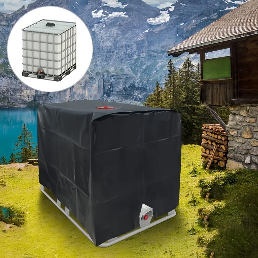1 Piece Multifunctional IBC Jar Cover, 275 Gallon Durable Polyester Outdoor IBC Jar Cover with Ventilation Holes