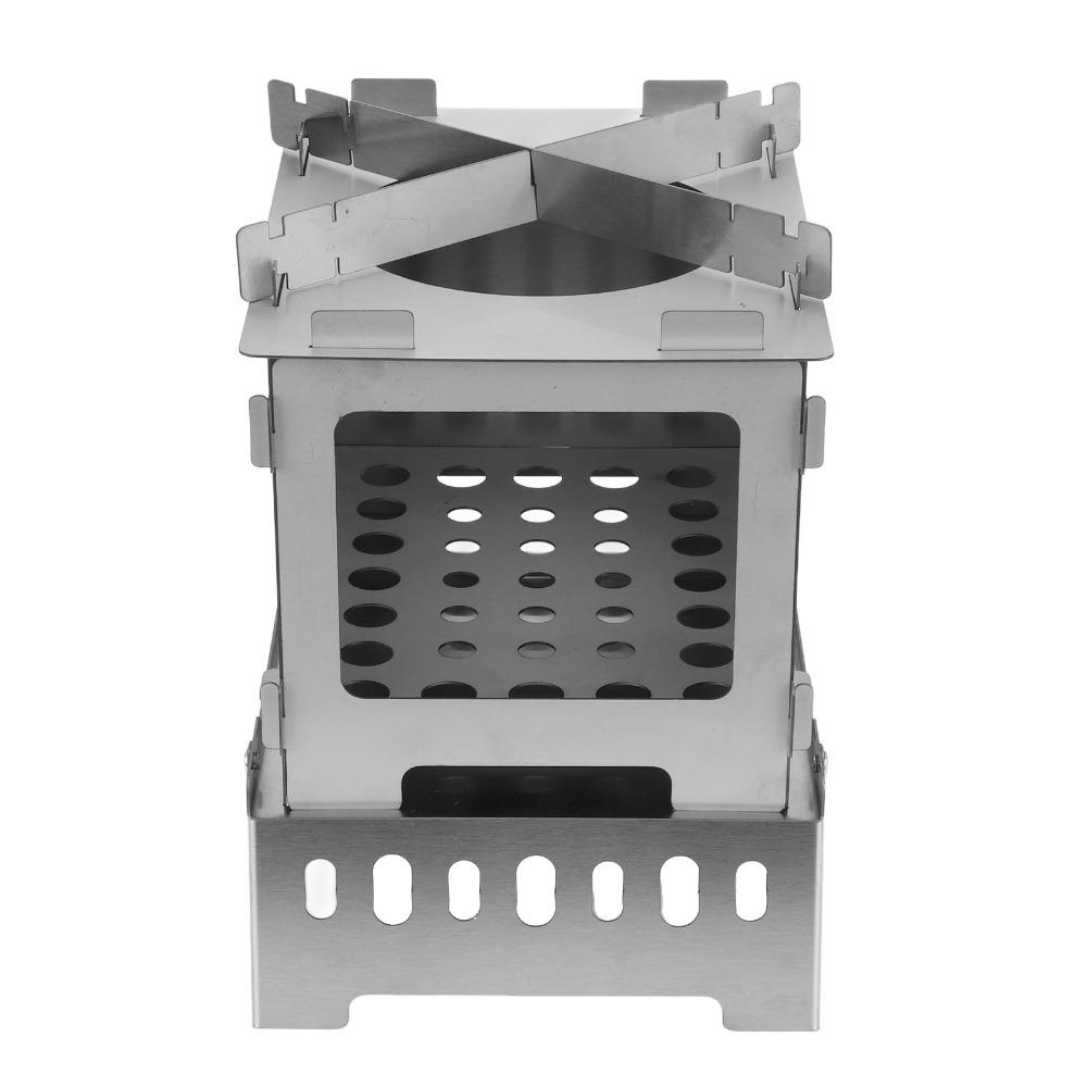 Compact Folding Backpacking Stove Portable Windproof Wood Burning Stove Wood Burning Stove  Camping