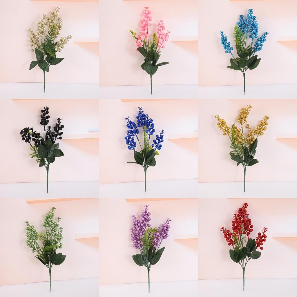 Decorative Flower Christmas Bundle With Christmas Berry For Festive Display Home