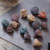 Yixing Handmade Sculpture Purple Clay Tea Pet Lotus Seed Model Figurine Ornaments Desktop Art Tea Ceremony Decors Accessories