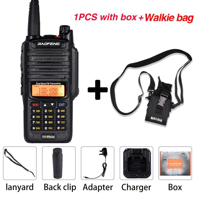 BAOFENG UV-9R Plus Walkie Talkie 10W 8000mAh IP67 Impermeabile Radio Bidirezionale Banda Doppia Radioamatori UV9R plus Interfono