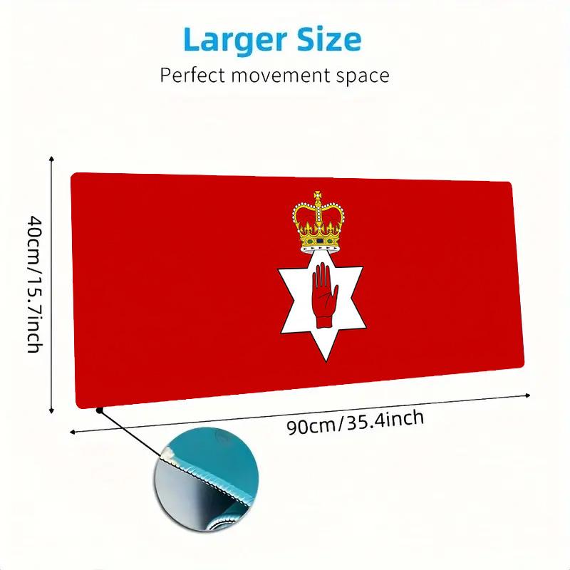 Hand Color Mouse Pad Large Gaming Table Cushion Non-slip Laptop Tablet Big Mousepad XXL Mat Mini PC Playmat With Lock edge