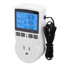 Smart Thermostat Digital Temperature Controller Socket Outlet Timer with Blue Backlight  for