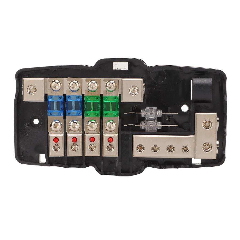 Car     Holder ANL Stereo   Holder 2 Inlet 4 Outlet with LED Display for Cars SUVs Buses RVs Yachts Boats