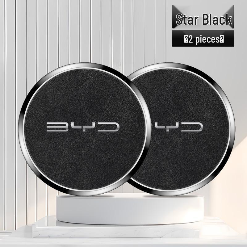 Compatible BYD Yuan UP Alloy Non-slip Water Cup Mat for 24-26 Models