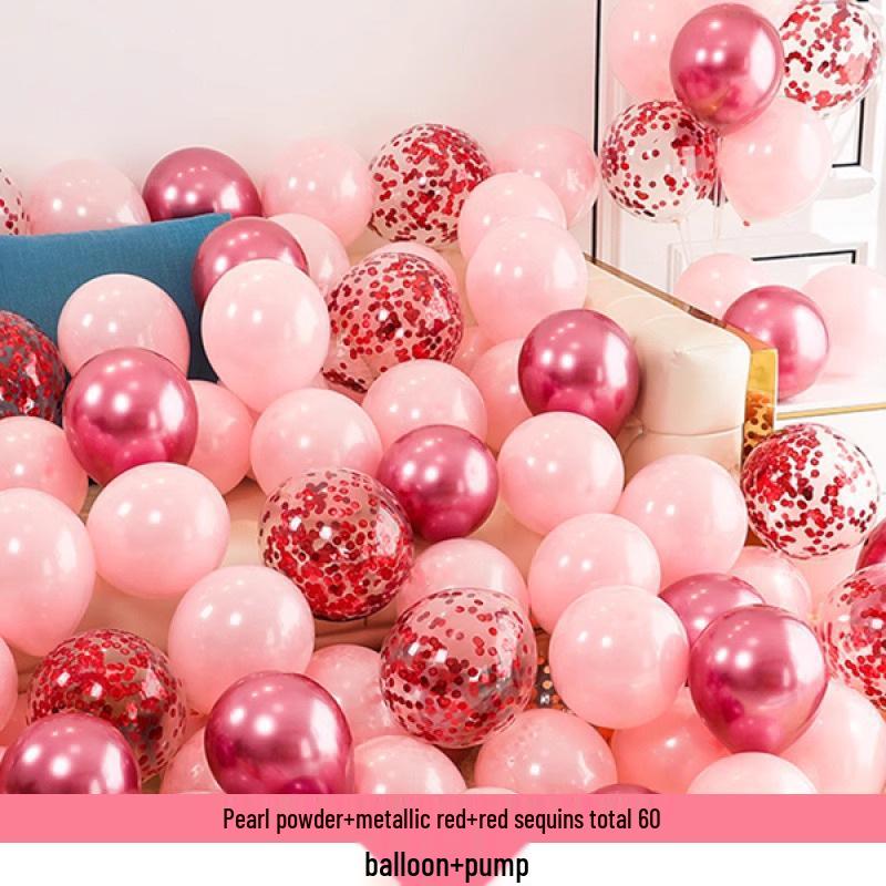 2025 Pink Balloon Set for Engagements, Weddings, and Birthdays