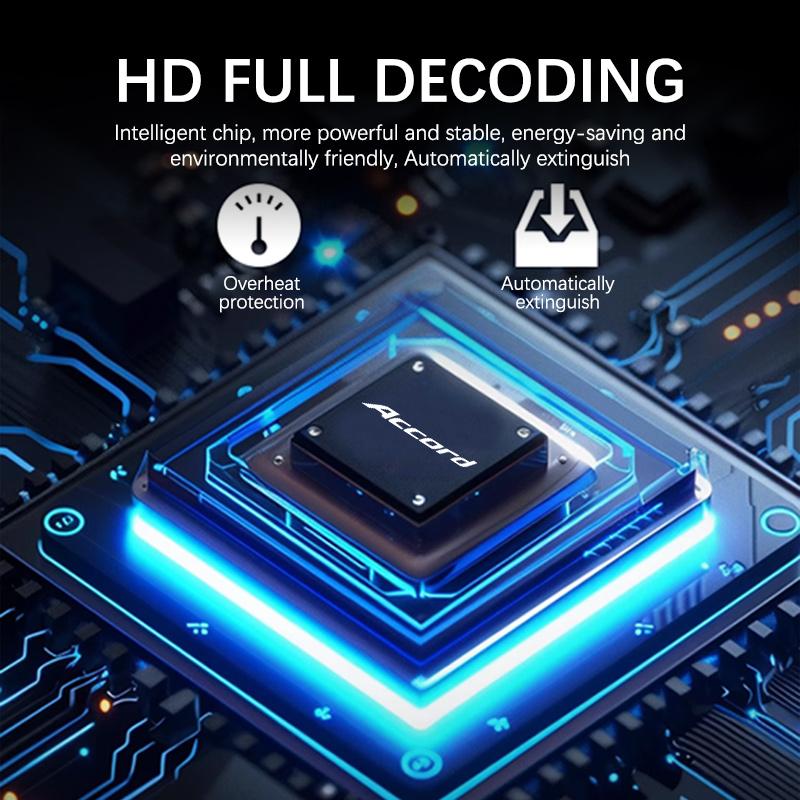 Car HD Projector Lamp LED Auto Door Welcome Light For Honda Accord 9Th 10Th Gen 2014-2022 Accord Accessories