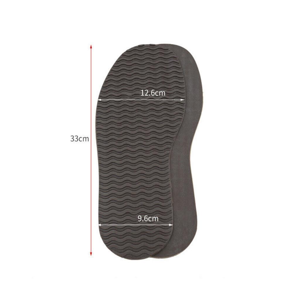 Udskiftelige Anti-slip Gummisåler DIY Klæbes på Hælreparation Sko Puder Støddæmpere