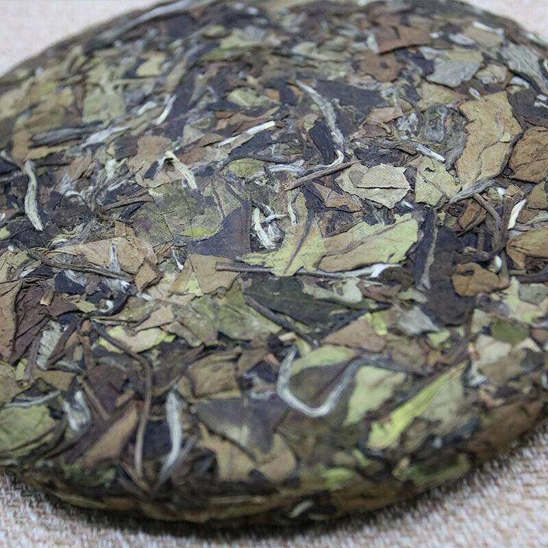 350g Spring White Tea Shoumei White Tea Cake  Natural Small Leaf Tea Health Care