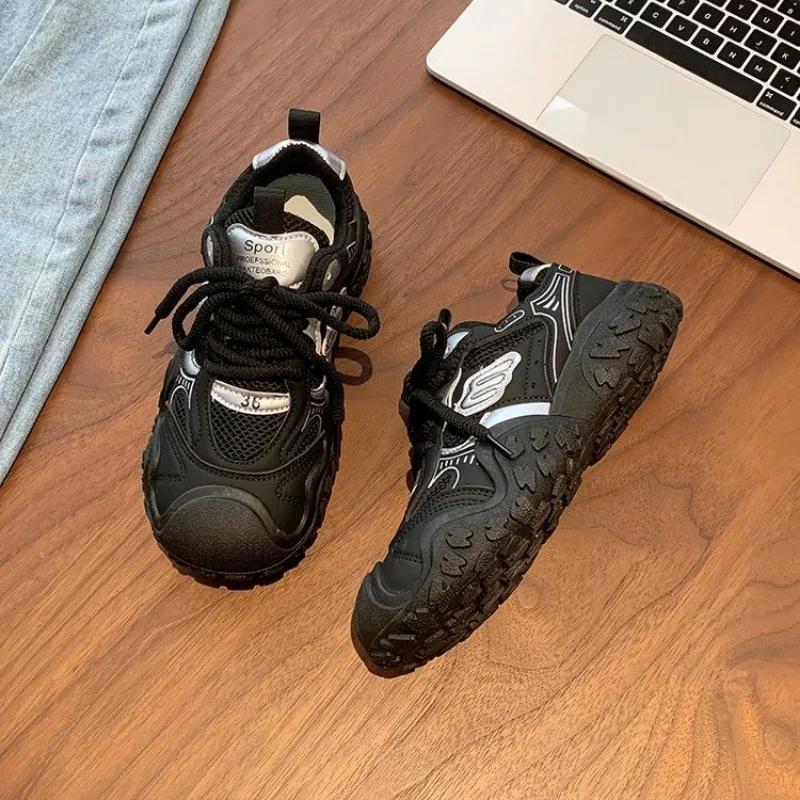 Fashion 2024 New High Appearance Foreign Style Comfortable Non-slip Breathable Sports Wear-resistant Women's Shoes Zapatillas De Mujer