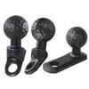 Angled Bolt Head Ram Mount Support Base with 1 Inch 25mm Ball Adapter for Motocycle Rearview Mirror Bracket