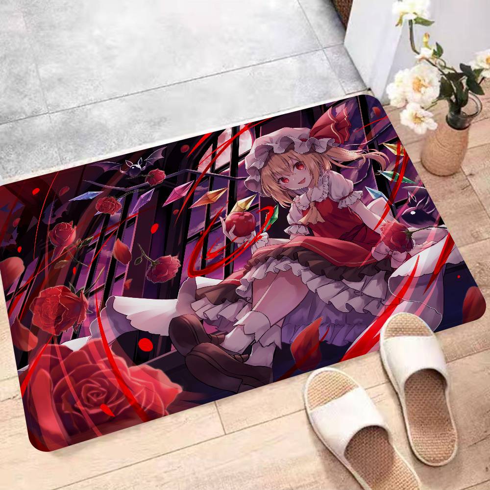 Anime Touhou Project Door Mat Nordic Style Bedroom Living Room Doormat Home Balcony Anti-Slip Alfombra