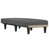 VidaXL Chaise longue gris foncé tissu 352854