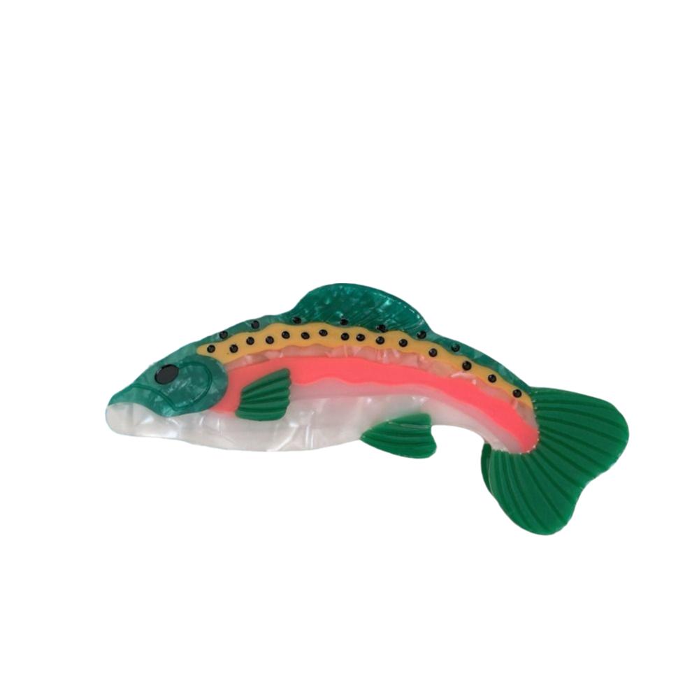 Acetic Acid Ocean Animal Hair Clip Cute Geometry Shark Clip Small Fish Hair Claw  Female