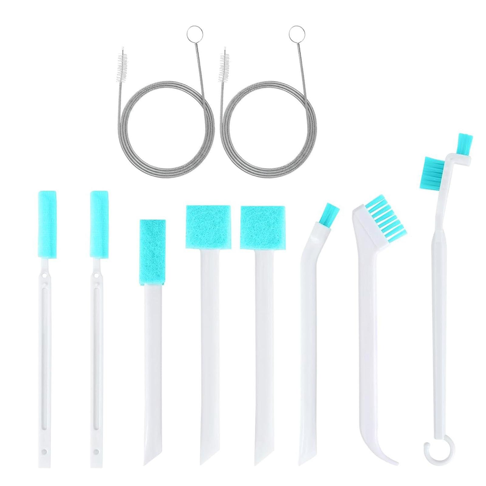 

Ice Maker Gap Cleaning Kit 10 Brushes and 2 Crochet Hooks for Efficient Maintenance and Longevity