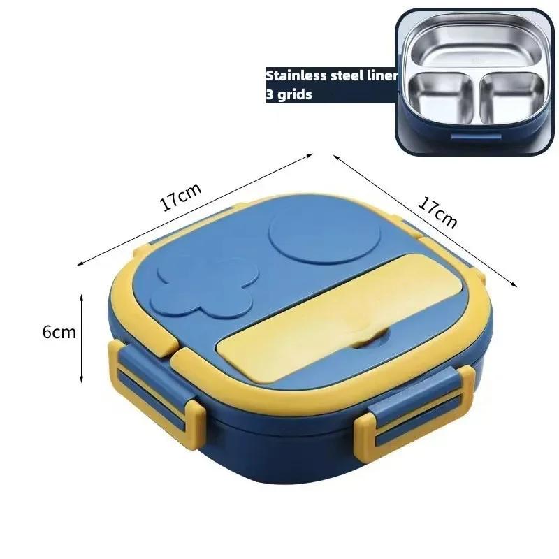 304 Tragbare Edelstahl-Lunchbox Ausflug Geschirr Für Kinder Baby Kind Schüler Outdoor Camping Picknick Lebensmittelbehälter
