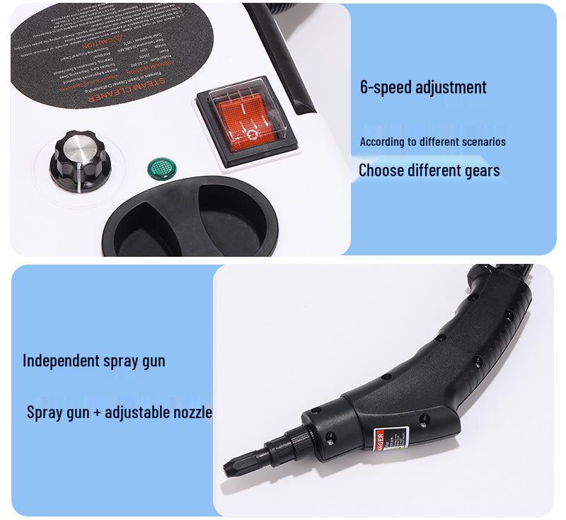 High-Temp Multi-Gear Steam Cleaner for Kitchen & Home