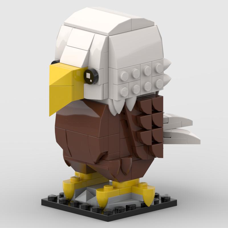 Non-Toxic Moc Cute Animals Bear Cow Rabbit Eagle Penguin Hedgehog Tiger Panda Pig Building Blocks Toys For Children Kids Christmas Gifts