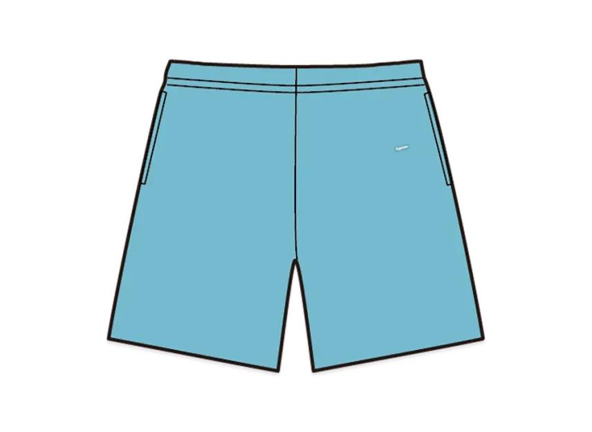 Supreme Small Box Sweatshort "Light Blue"