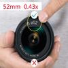 49/52/55/58mm Professional Wide Angle Lens Macro Portion 0.43x for Photography