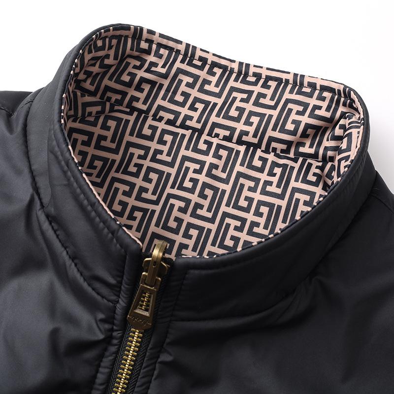 Men's Waistcoat Standing Collar Outdoor Sports Double-sided Vest Vest Clip Sleeveless Trend Coat